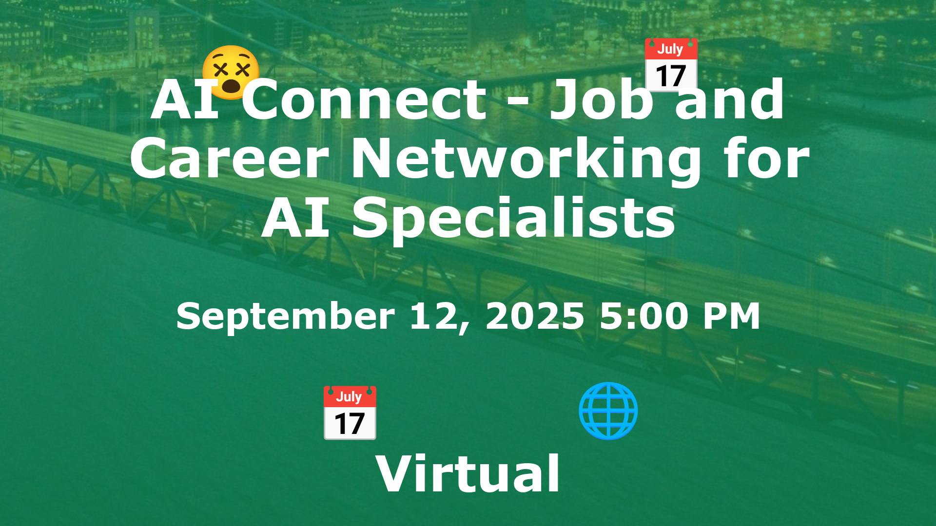 AI Connect - Job and Career Networking for AI Specialists event image